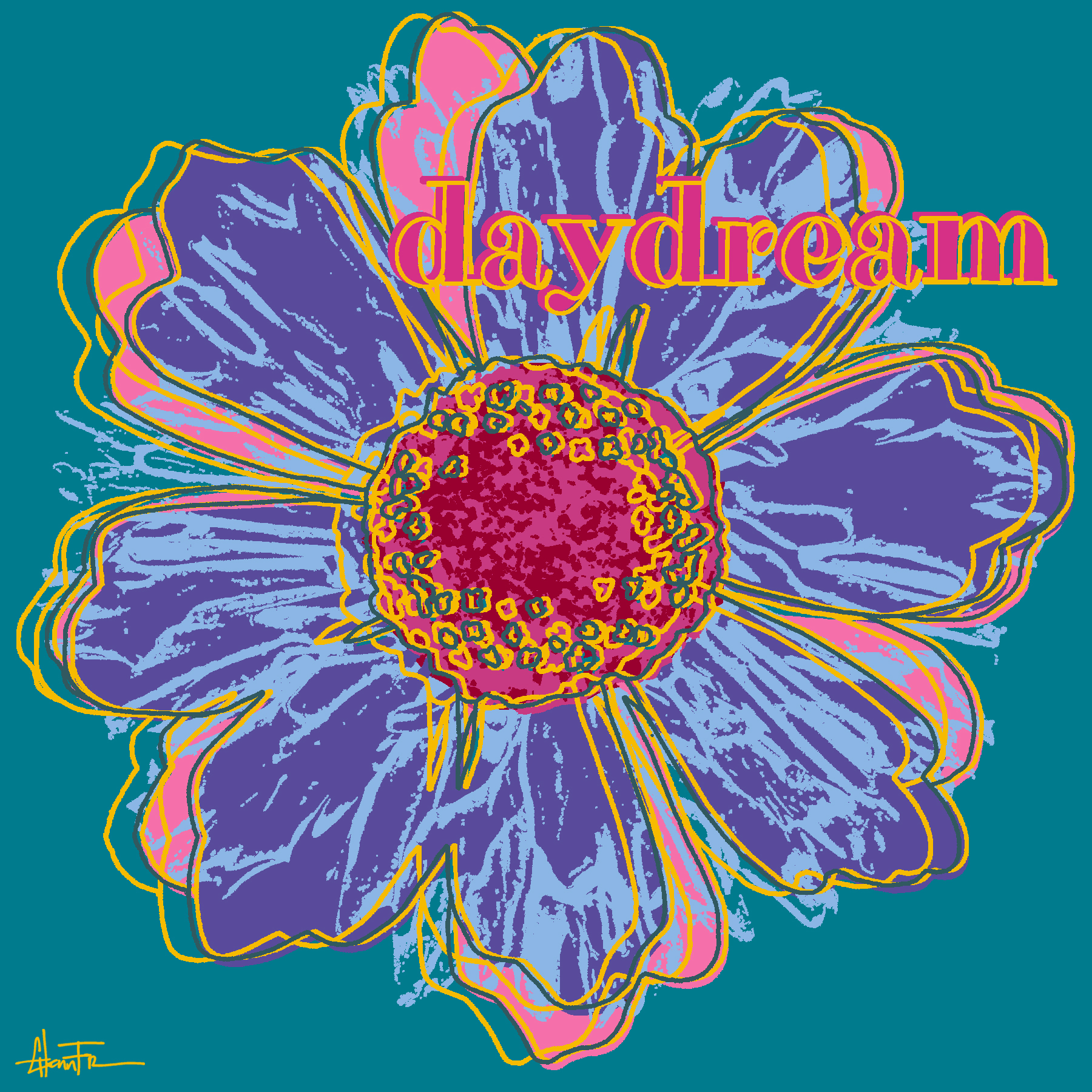 Daydream in Teal by Glenn Fry
